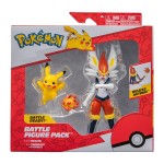Jazwares Pokemon φιγούρες 2 τεμ Cinderace and Pikachu JW002904 191726469728