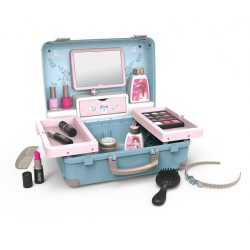 Smoby Kids Beauty Vanity Role Play Case And Roleplay Salon With Stool And Mirror, 7/320148 3032163201489