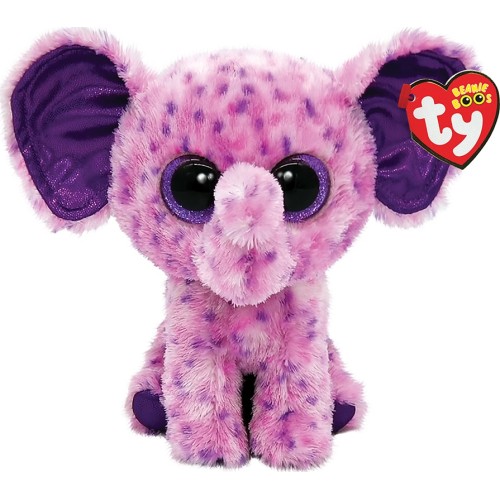 ty Beanie Boos Eva Χνουδωτό Ελέφαντας Μωβ 15Εκ 1607-36386 008421363865