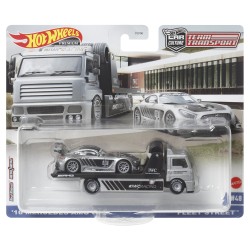 Mattel Hot Wheels Νταλικα Με Αυτοκινητακι 16 Mercedes Benz AMG GT3 and Fleet Street FLF56 / HCR39 194735017614