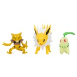 Jazwares Pokemon Figures 3 items Chikorita Abra Jolteon JW095155 191726399254