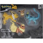 Jazwares Pokemon 4Eevee, Jolteon, Vaporeon, Flareon JW002837 191726451242