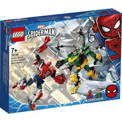 LEGO Spiderman Μάχη Ρομποτικών Στολών Σπάιντερ Μαν και Ντόκτορ Όκταπους 76198 5702016989694