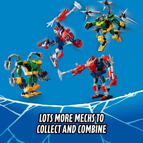 LEGO Spiderman Μάχη Ρομποτικών Στολών Σπάιντερ Μαν και Ντόκτορ Όκταπους 76198 5702016989694