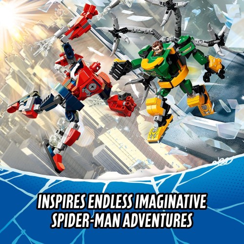 LEGO Spiderman Star Wars Mech-Duell Mechduell Zwischen Spider-Man And Doctor Octopus 76198 5702016989694