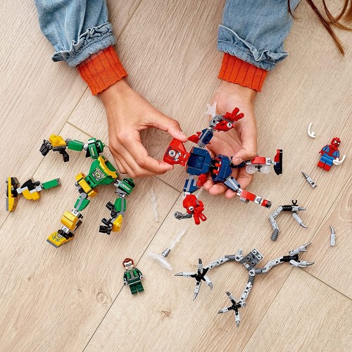 LEGO Spiderman Μάχη Ρομποτικών Στολών Σπάιντερ Μαν και Ντόκτορ Όκταπους 76198 5702016989694