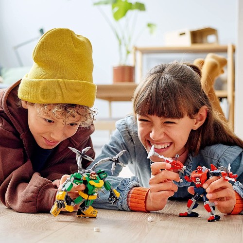 LEGO Spiderman Μάχη Ρομποτικών Στολών Σπάιντερ Μαν και Ντόκτορ Όκταπους 76198 5702016989694