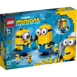 LEGO Minions  Minions Brick-Built And Their Lair Building Toy, Gift Idea For Boys 75551 5702016619218