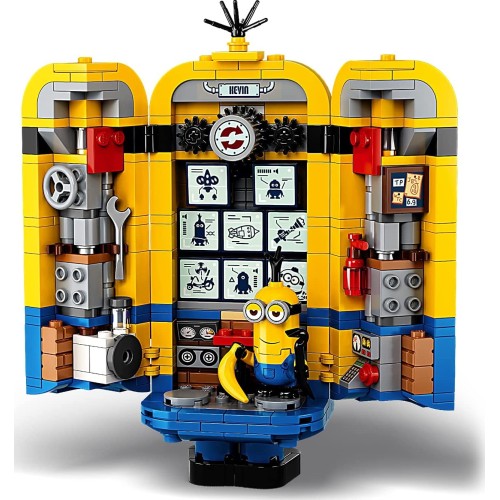 LEGO Minions  Minions Brick-Built And Their Lair Building Toy, Gift Idea For Boys 75551 5702016619218