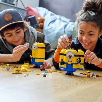 LEGO Minions  Minions Brick-Built And Their Lair Building Toy, Gift Idea For Boys 75551 5702016619218