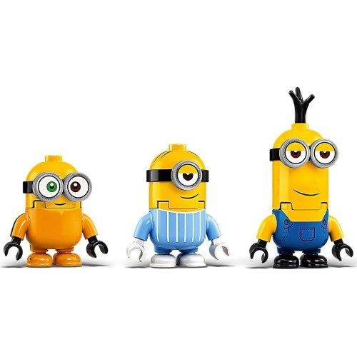 LEGO Minions Φιγούρες Μίνιονς Από Τουβλάκια Και Το Κρησφύγετό Τους 75551 5702016619218