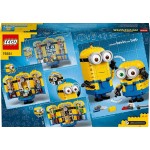 LEGO Minions Φιγούρες Μίνιονς Από Τουβλάκια Και Το Κρησφύγετό Τους 75551 5702016619218