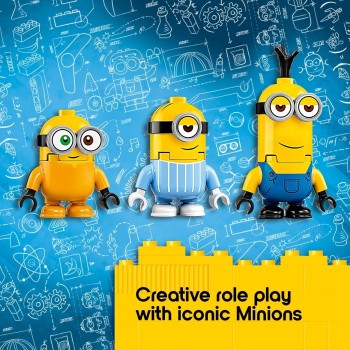 LEGO Minions  Minions Brick-Built And Their Lair Building Toy, Gift Idea For Boys 75551 5702016619218