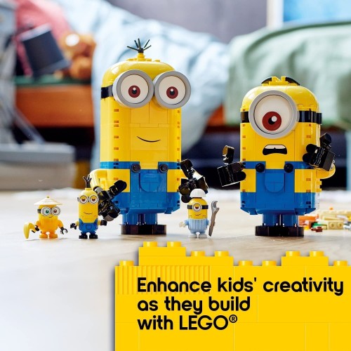 LEGO Minions  Minions Brick-Built And Their Lair Building Toy, Gift Idea For Boys 75551 5702016619218