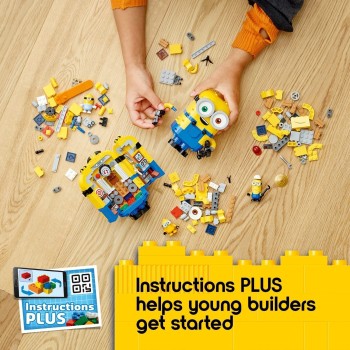 LEGO Minions Φιγούρες Μίνιονς Από Τουβλάκια Και Το Κρησφύγετό Τους 75551 5702016619218