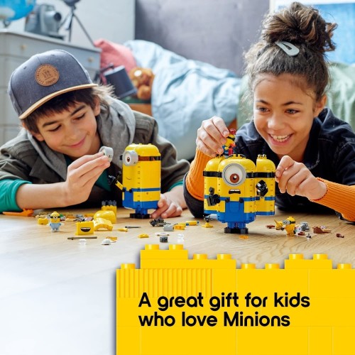 LEGO Minions Φιγούρες Μίνιονς Από Τουβλάκια Και Το Κρησφύγετό Τους 75551 5702016619218