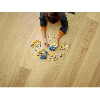 LEGO Minions Φιγούρες Μίνιονς Από Τουβλάκια Και Το Κρησφύγετό Τους 75551 5702016619218