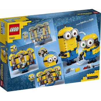 LEGO Minions Φιγούρες Μίνιονς Από Τουβλάκια Και Το Κρησφύγετό Τους 75551 5702016619218