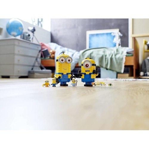 LEGO Minions Φιγούρες Μίνιονς Από Τουβλάκια Και Το Κρησφύγετό Τους 75551 5702016619218