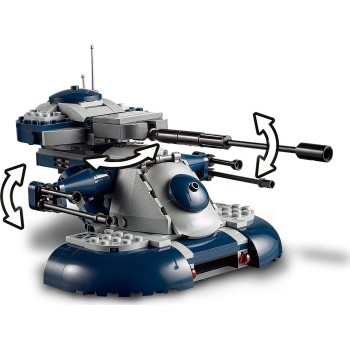 LEGO Star Wars Armored Assault Tank Aat Building Toy With Ahsoka Tano And Clone Trooper 75283 5702016617276