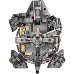 LEGO Star Wars Millennium Falcon Starship Construction Set, With Finn, Chewbacca 75257 5702016370799