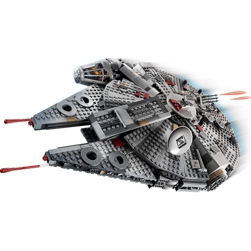LEGO Star Wars Millennium Falcon Starship Construction Set, With Finn, Chewbacca 75257 5702016370799