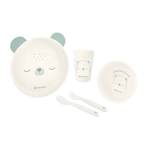 KikkaBoo Σετ φαγητού 5τμχ Kikka Boo Bear with me - Mint 31302040135 3801302041350