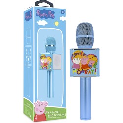 otl technologies Ασύρματο Μικρόφωνο Karaoke Peppa Pig σε Μπλε Χρώμα  5055371624732