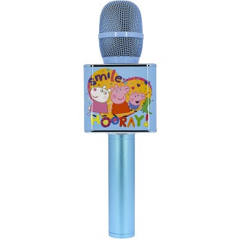otl technologies Ασύρματο Μικρόφωνο Karaoke Peppa Pig σε Μπλε Χρώμα  5055371624732