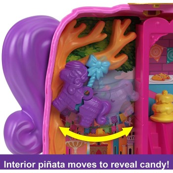 Mattel Polly Pocket Mini - Ο Κοσμος Της Polly Σετακια Pinata Party Compact FRY35 / HKV32 194735108657