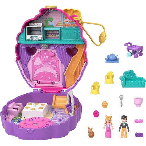 Mattel Polly Pocket Mini - Ο Κοσμος Της Polly Σετακια Something Sweet Cupcake Compact FRY35 / HKV31 194735109180