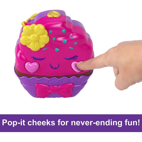Mattel Polly Pocket Mini - Ο Κοσμος Της Polly Σετακια Something Sweet Cupcake Compact FRY35 / HKV31 194735109180
