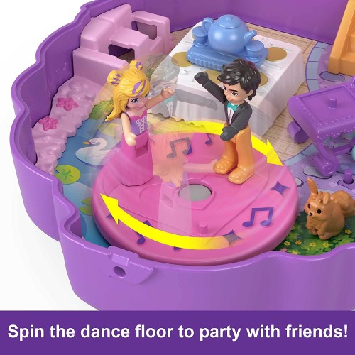 Mattel Polly Pocket Mini Toys, Something Sweet Cupcake Compact Playset FRY35 / HKV31 194735109180