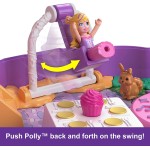 Mattel Polly Pocket Mini Toys, Something Sweet Cupcake Compact Playset FRY35 / HKV31 194735109180