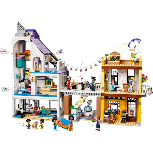 LEGO Friends Καταστήματα Λουλουδιών Και Σχεδίου Στο Κέντρο Της Πόλης 41732 5702017415185