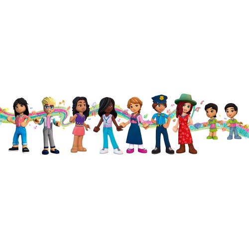 LEGO Friends Καταστήματα Λουλουδιών Και Σχεδίου Στο Κέντρο Της Πόλης 41732 5702017415185