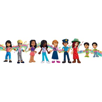 LEGO Friends Καταστήματα Λουλουδιών Και Σχεδίου Στο Κέντρο Της Πόλης 41732 5702017415185