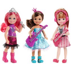Mattel Barbie Η Πριγκίπισσα & Η Ροκ Σταρ Τσέλσι Ροκ Σταρ Σε 3 Σχέδια CKB68 887961109818