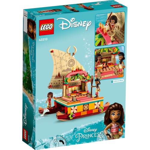 LEGO Disney Princess Moanas Wayfinding Boat 43210 5702017424774