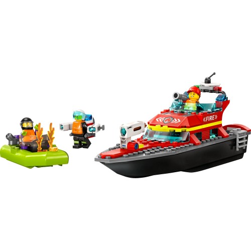 LEGO City Διασωστικό Πυροσβεστικό Σκάφος 60373 5702017416335