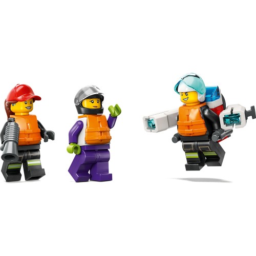 LEGO City Διασωστικό Πυροσβεστικό Σκάφος 60373 5702017416335
