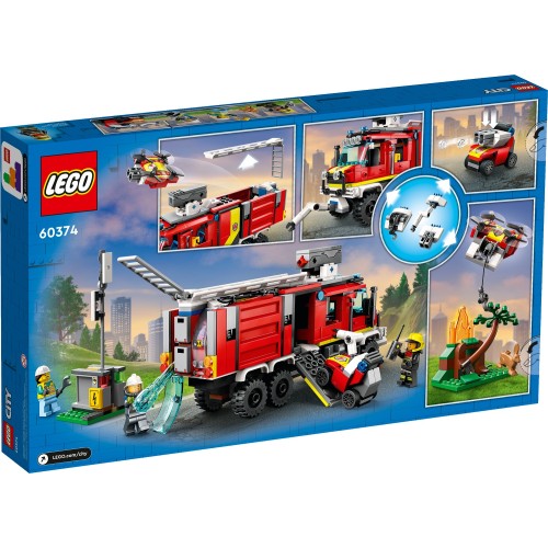 LEGO City Επιχειρησιακό Πυροσβεστικό Φορτηγό 60374 5702017416342