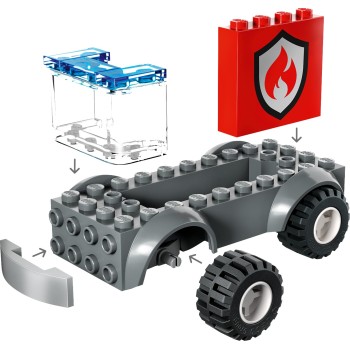 LEGO City Πυροσβεστικός Σταθμός Και Πυροσβεστικό Φορτηγό 60375 5702017416359
