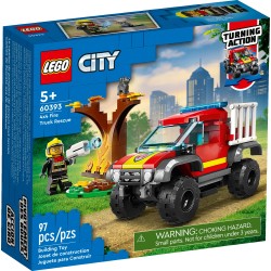 LEGO City Διάσωση Με Πυροσβεστικό Όχημα 4X4 60393 5702017416588