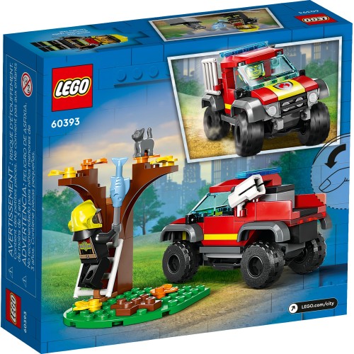 LEGO City Διάσωση Με Πυροσβεστικό Όχημα 4X4 60393 5702017416588