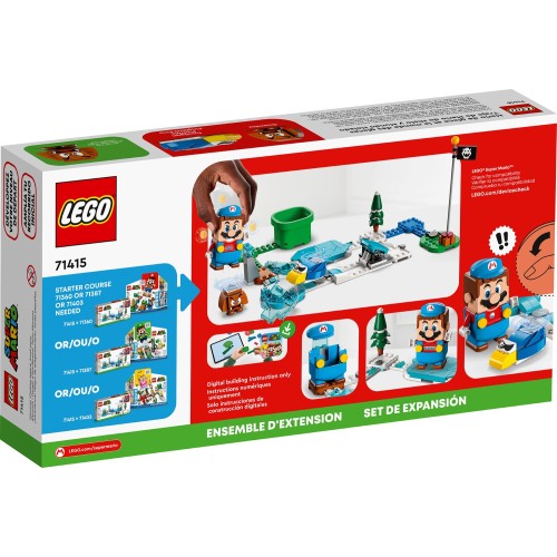 LEGO Super Mario Πίστα Επέκτασης Στολή Πάγος Και Παγωμένος Κόσμος 71415 5702017415697