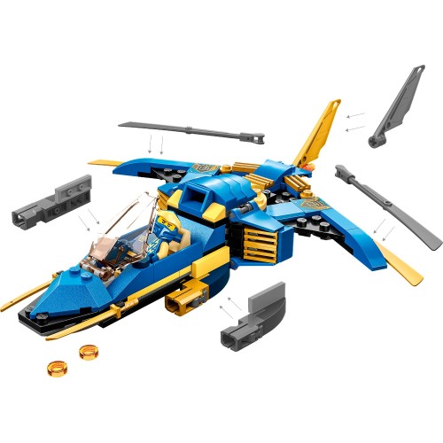 LEGO Ninjago Evo Τζετ Κεραυνού Τζέι 71784 5702017413006