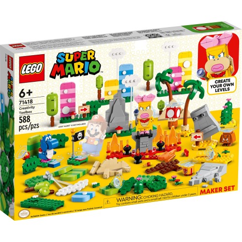 LEGO Super Mario Creativity Toolbox Maker Set 71418 5702017415710