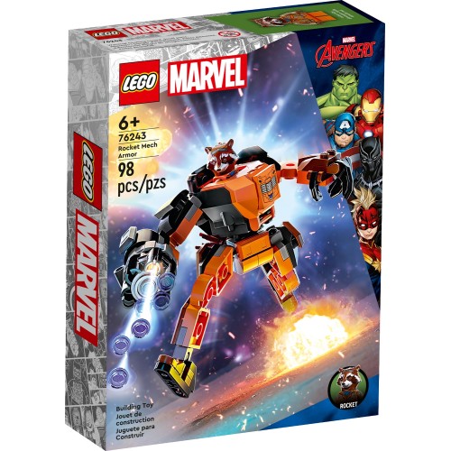 LEGO Marvel Super Heroes Ρομποτική Θωράκιση Του Ρόκετ 76243 5702017419633