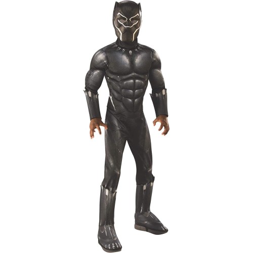 Rubies Παιδική Στολή Black Panther DLX Small 3-4 χρονών body size 117 cm 700682S 883028338399